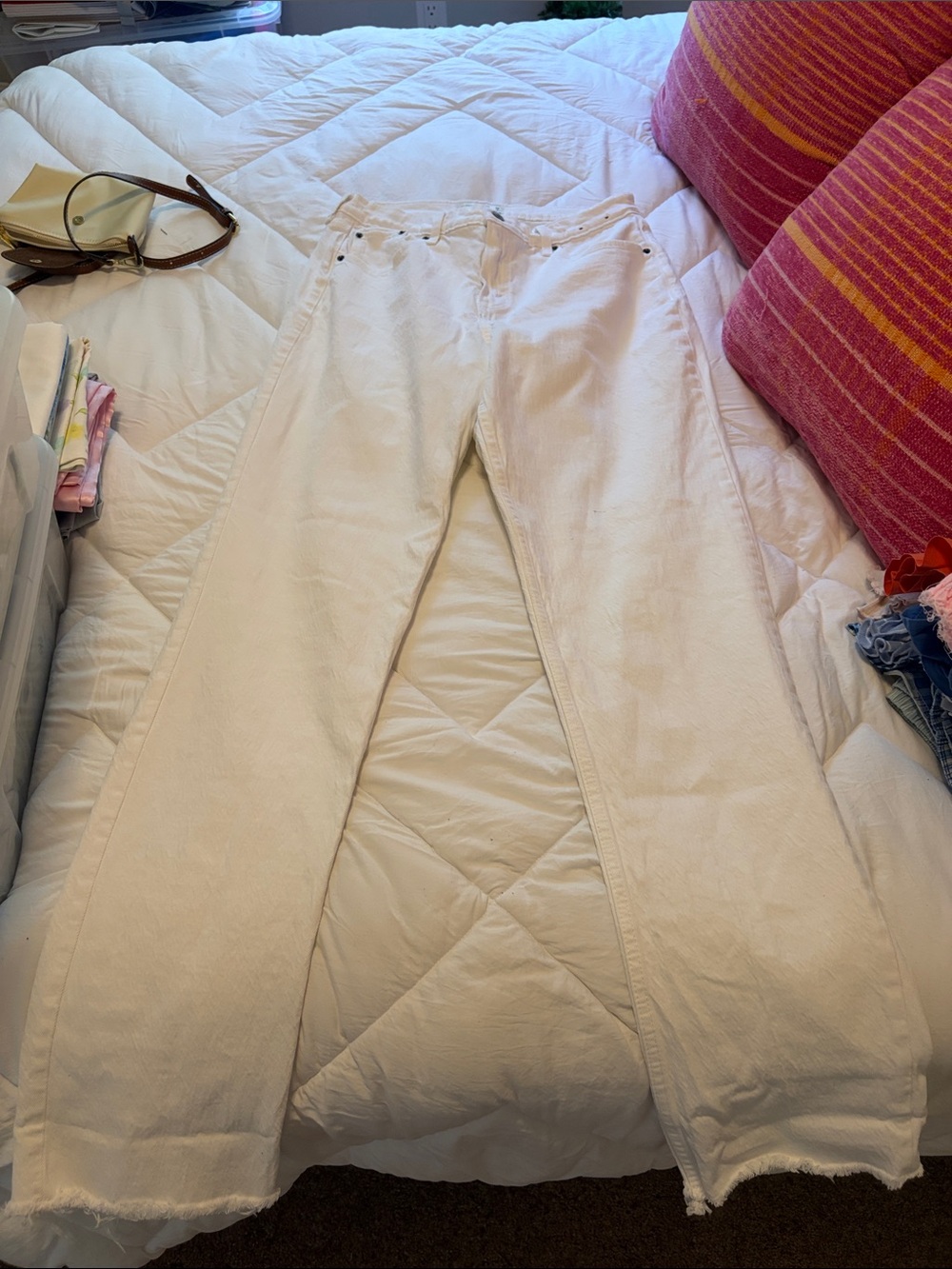 Abercrombie White Denim Jeans